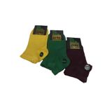 POLA Happy Colors Collection Renkli 3'lü Bambu Patik Çorap 40-44, 40-44, happycolorse-1, asorti, erkek