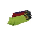 POLA Happy Colors Collection Renkli 3'lü Bambu Patik Çorap 40-44, 40-44, happycolorse-1, karışık, erkek