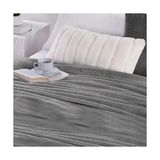 Polar Battaniye, 280GSM Süper Yumuşak Yatak Battaniyesi, Hafif ve Konforlu Flanel Battaniye, Yatak, Koltuk, Seyahat ve Kamp Için (Açık Gri, 150X200CM) - 2328M - 1 x 32 x 27 cm