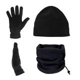 Polar Bere, Boyunluk ve Polar Eldiven - 3'lü Set - ERKEK