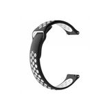 Polar Ignite Icin Delikli Silikon Kordon Kayis Siyah Beyaz