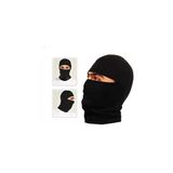 Polar Kar Maskesi Kışlık Polar Şapka Bere Boyunluk Motorcu Kask Bere Unisex Balaclava Siyah