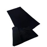 Polar Yoga Battaniyesi, 170x110 cm, Pamuklu Traşlanmış Polar Battaniye (Siyah)