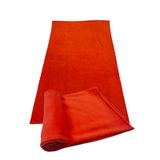 Polar Yoga Battaniyesi, 170x110 cm, Pamuklu Traşlanmış Polar Battaniye (Turuncu)