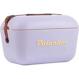 Polarbox Classic Deri Kayışlı Soğuk ve Sıcak Termos Çanta 20 L Mor & Sarı - Renkli