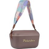 Polarbox Prinkstyle Patchwork Classic Mauve Gold Kızıl Kahve Pamuk ve Deri Kayışlı Soğuk ve Sıcak Tutucu Thermo Box 20 Lt - Standart