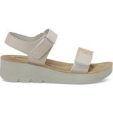 Polaris 409105.Z Bej Kadın Comfort Sandalet