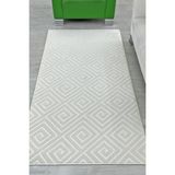 Polaris Halı Delüx Üstün Kalite Kaymaz Taban Yolluk Halı Beyaz - 80 x 470 cm