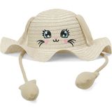 Polaris Hasır Şapka Kız Çocuk Bej Funny Straw Hat - Standart