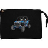 Polaris Rzr Atv Siyah Clutch Astarlı Cüzdan / El Çantası - 25x18cm