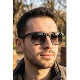 Polarize Mat Siyah Erkek Güneş Gözlüğü 1322 C0101M - TR90 Esnek Dayanıklı Çerçeve, Italyan Vernik