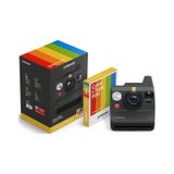 Polaroid Now Gen 3 Fotograf Makinesi + Renkli Film Bundle 8 Film koyu-gri