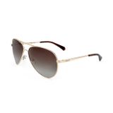 Polaroid Unisex güneş gözlükleri, J5g/La Gold, 62