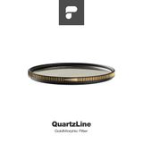 PolarPro - QuartzLine FX - GoldMorphic - Filtre - 67 mm - Şerit Işık Filtresi - Anamorfotik Şerit Etkisi - Pirinç Çerçeve - Çizilmez/Yağ/Hidrofobik Kaplama