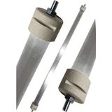 Polat 90 cm Montajlı Infrared Ufo Isıtıcı Elektrikli Soba Camı Porselen Başlıklı 23 mm