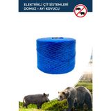 Polat Elektirikli Çit 500 Metre Çift Örgülü Galvanizli Tel + Ip