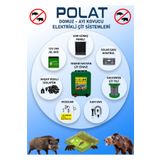 Polat Pro 4000 mt 40-45 Dönüm Güneş Panelli Elektrikli Çit