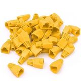 Polaxtor Sarı 100 Adet RJ45 Cat 5 Cat 6 Kılıf