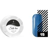Pole Professional Jel boya & Nail art/dizayn Silk line 15 lacivert metalik 6 ml.