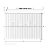 POLEN FILTRESI PASSAT 1.8 1.9TDI 2.0 91 97 MAHLE LA44
