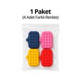 Polen Online Diş Fırçası Koruma Başlığı - Seyahat ve Taşıma İçin Koruma Kabı - Karışık Renkler ( 1 Paket - 4 Adet)