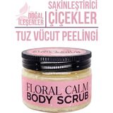 Polente Natural FLORAL CALM BODY SCRUB - Çiçek Bahçesi Sakinleştirici Tuz Vücut Peelingi (250 ml)