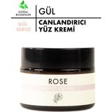 Polente Natural Gül Canlandırıcı Yüz Kremi 50 ml Tüm Cilt Tipleri İçin Nemlendirici ve Canlandırıcı