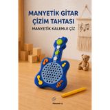 POLER TOYS MANYETİK YAZI YAPI TAHTASI GİTAR FİGÜRLÜ MAGNETİC BOARD KALEMLİ MIKNATISLI ÇİZİM TAHTASI