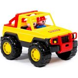 Polesie Oyuncak Safari Jeep 36643, Çocuklar Için Figürlü Oyuncak Jeep - Sarı