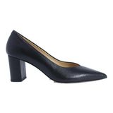 Poletto Hakiki Deri Sıyah Ayakkabı Stiletto 9841 38 V6 - Siyah