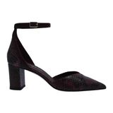 Poletto Hakiki Yılan/hakiki Deri Murdum-Bordo Ayakkabı Stiletto 9841 114 V1 Yln - Mürdüm