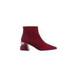 Poletto Kadın Bot Süet 8972 17 V3 R8755 - Bordo - Pudra - Siyah