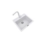 POLEX Cristalüx Granit Eviye P-08+Luxury Beyaz