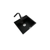 POLEX Cristalüx Granit Eviye P-08+Luxury Siyah
