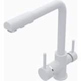 Polex Cristalux Lux Arıtmalı Beyaz Mutfak Evye Bataryası