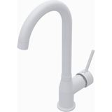Polex Cristalux Swan 1 Beyaz Mutfak Evye Bataryası