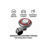 Polham 360 Derece Dönebilen Direksiyon Çevirme Topuzu – Tüm Araçlarla Uyumlu, Kamyon, Tır, Traktör,