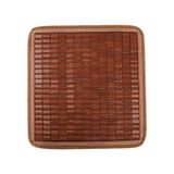 Polham 43x43 Cm Terletmez Bambu Koltuk Minderi, Oto Koltuk, Ofis Koltuğu İçin Terlezmez Yapışmaz Minder