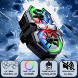 Polham Çift Fanlı 10.000 Rpm Soğutucu | Rgb LED Işık Efektli | Ultra Sessiz Çalışma | Oyuncular & Yayıncılar Için - Siyah