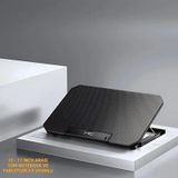 Polham Hızı Ayarlanabilir Laptop Soğutucu Notebook Standı - 4 Kademeli Yükseklik Ayarlı, 2 USB Girişli Stand