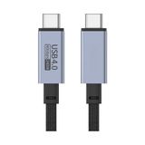 Polham Jasoz 2 Metre 240w 4.0 Thunderbolt Type-c To Type-c Şarj, Data Ve 8k 60hz Görüntü Aktarım Kablosu 1 Adet