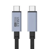 Polham Jasoz 2 Metre 240W 4.0 Thunderbolt Type-C to Type-C Şarj, Data ve 8K 60Hz Görüntü Aktarım Kablosu