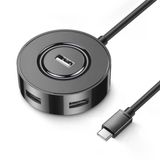 Polham Jazos 4İn1 Type C To 4X Usb 2.0 Çoğaltıcı Okuyucu Hup Adaptör, Klavye, Mouse, Yazıcı, Usb Okuyucu