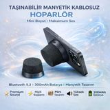 Polham Manyetik Mini Bluetooth Hoparlör – Ipx6 Su Geçirmez Taşınabilir Güçlü Bass Stereo Speaker