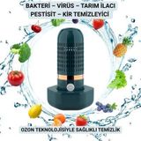 Polham Meyve ve Sebze Yıkama Dezenfekte Makinası, Bakteri, Virüs, Tarım İlacı Pestisit Temizleyici, Ozon Temizleyici