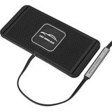 Polhammobile Polham 15W Ultra Hızlı USB Girişli Masaüstü Kablosuz Şarj Aleti,şarj Pedi, Kaydırmaz Kablosuz Şarj - Siyah
