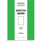 Poli Art Design Cep Eskiz Defteri (Marker ve Grafik Için) Reportage Sketchbook - Açık Yeşil