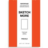Poli Art Design Cep Eskiz Defteri (Marker ve Grafik Için) Reportage Sketchbook - Koyu Turuncu