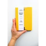 Poli Art Design Diktörgen Cilt Defteri Pro B6 Marker ve Grafik Için Pro Classic Sketchbook - Limon Sarısı
