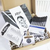 Poli Art Design Inktober Set 1 (Marker ve Grafik Için) 3'lü+2 Hediye